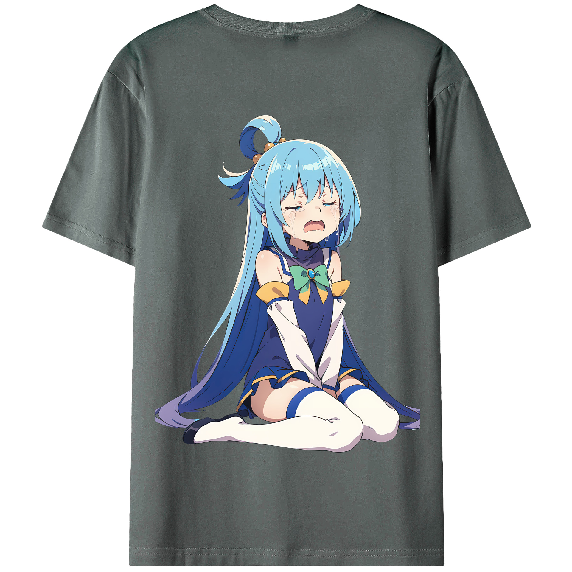 （画像用） 転スラ Regarding Reincarnated to Slime 綿100％半袖Tシャツ（背面プリント）